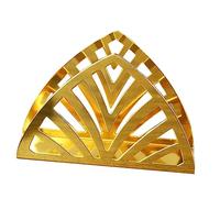 VALICLUD Porte Serviette Doré Support Décoratif pour Serviettes de Créatif pour Restaurants Cafés et Dinners Accessoire Élégant pour Décoration de Table