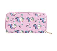 VALICLUD Portefeuille PU à Motif Licorne pour Femmes Et Filles Porte-Monnaie Pratique avec Compartiments pour Cartes Et Billets pour École Shopping Et Usage Quotidien