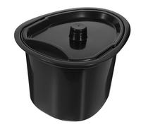 VALICLUD Pot de Chambre en Plastique pour Personnes Âgées 1 Ensemble avec Couvercle Urine et Toilette Portables Accessoires pour Chaises de Pratique pour Malades et Voyageurs