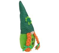 VALICLUD Poupée GNOME sans Visage Saint-Patrick Décoration de Bureau en Tissu Doux Vert Trèfle Irlandais Accessoire de Fête pour Salon et Chambre Objet de Décoration Écologique
