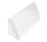 VALICLUD Présentoir à Cartes de Vœux en Acrylique 4 Niveaux Support Multifonction Transparent pour Vernis à Ongles et Parfums Étagère Compacte Escalier pour Organisation Maison et Bureau