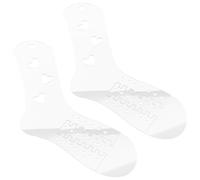 VALICLUD Présentoir à Chaussettes Ne Déforme Pas 2 Pièces Présent en Acrylique Transparent Bloqueur de Chaussettes Tricotées Fait Main pour Tricot et Crochet pour Amateurs de DIY
