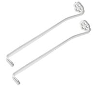 VALICLUD Presse-agrumes Léger et Portable 2pcs Manuel en Acier Inoxydable Bâtonnets Mélangeurs, pour Fruits comme Orange et Pastèque en Boulangerie ou Magasin de Fruits Réutilisable