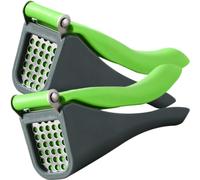 VALICLUD Presse-ail 2 Pièces Poignée Ergonomique Manuel en Acier Inoxydable Facile à Ouvrir et Fermer Cuisine à Domicile ou Hôtel