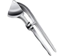 VALICLUD Presse-ail en Alliage D'aluminium Robuste Cuisine Professionnelle, Outil Manuel pour Gagner du Temps, Accessoire Indispensable Cuisine Argenté