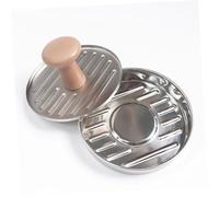 VALICLUD Presse Hamburger Rond Acier Inoxydable Moule à Galette Viande Outil de Cuisine Ergonomique pour Former Steak Parfait