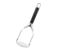 VALICLUD Presse-purée Inox Manuel pour Pommes de Terre Outil Ergonomique Antidérapant Ustensile de Cuisine Pratique pour Écraser et Presser Facilement