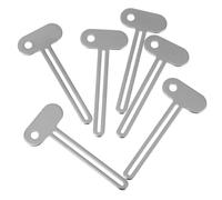 VALICLUD Presse-Tubes de Dentifrice en Métal 6 Pièces Outil Presse-Tube Compact pour Salle de Bain Clé pour Tubes Cosmétiques et Colle Économiseur de Produit Facile à Utiliser