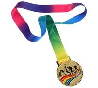 VALICLUD Prize Medal for - 2.8" Zinc Alloy Metal Climbing Awards with Ribbons - First Place Trophy for Children in Climbing Activities