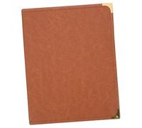 VALICLUD Protège-menu PVC Transparent pour Restaurant Protège-recettes Réutilisable Organiseur de Menus Clair Couverture Souple pour Hôtels Cafés et Bars