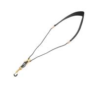 VALICLUD PU Sangle de Saxophone Réglable pour Adultes Noir et Garçon et | Lanière de Cou Confortable, Style Simple, Métal Intégré, Usage Polyvalent pour Instruments Graves