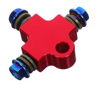 VALICLUD Raccord de Frein Voies avec Adaptateur Allongeur de Durite Vis Banjo Support Antivibrations pour Double Disque Compatible