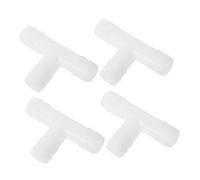 VALICLUD Raccord Tuyau D'évacuation Climatiseur Split 4 Pcs Plastique Robuste Connecteur en T pour Unité de Climatisation Maison Bureau Hôtel Usage