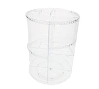 VALICLUD Rack à Cosmétiques Rotatif Transparent Organisateur Pratique pour Bureau et Coiffeuse