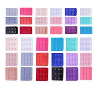 VALICLUD Rallonges de Soutien-Gorge 2 Crochets Et 3 Crochets 3 Rangées Attache D'extension de Soutien-Gorge Rallonge de Sangle de Soutien-Gorge 36Pcs