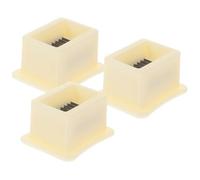 VALICLUD Râpe à Légumes en Inox 3 Pièces Protège-doigts, Outil de Coupe-déchiquetage pour Haricots Verts, Carottes et Fromages, Multifonction Cuisine Domestique et Professionnelle