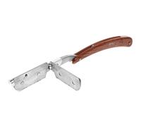 VALICLUD Rasoir Manuel Bois Ergonomique Inoxydable pour Hommes Lame Pliable sans Lame Barbier et Rasage Humide