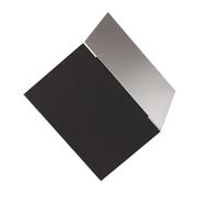 VALICLUD Réflecteur Photo en Carton Épais Blanc et Noir, Panneau Pliable A4 pour Studio Photo, Outil de Photographie Portable et Panneau de Fond Absorbant Lumière