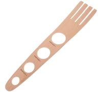 VALICLUD Règle à Pâtes en Bois pour 4 Personnes Outil de Mesure des Spaghettis à 4 Trous Mesureur de Portions Précis Accessoire Cuisine Compact pour Contrôle des Pâtes et Cuisson