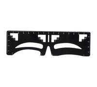 VALICLUD Règle pour Dessiner Sourcils Modèle Réutilisable à 3 Points pour Femmes Débutantes Maquillage Visage Naturel Usage Professionnel