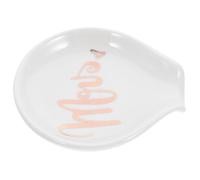VALICLUD Repose-cuillère en Céramique, Repose-cuillère à Soupe, Large, pour Cuillère et Sachet de Thé, Plateau Épais, Table Cuisine Réutilisable