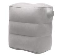 VALICLUD Repose Pied Gonflable Réglable pour Voyage Avion et Bureau Coussin Ergonomique Portatif pour Adultes Soutien des Jambes pour Améliorer la Circulation Sanguine