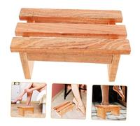 VALICLUD Repose-Pieds en Bois Multifonction Antidérapant Tabouret Compact pour Bain, Sauna Et Salle De Bain, Adapté pour Détente à Domicile, Usage Spa Et Salon