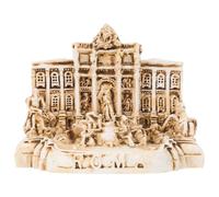 VALICLUD Résine Fontaine de Trevi Modèle Miniature, Décoration | Style Rétro Architectural, Texture Pierre Sculptée, pour Étagère D’hôtel, Dioramas Miniatures et Aquarium