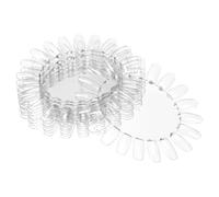 VALICLUD Roue de Couleur pour Vernis à Ongles 50 Pièces Nuancier Transparent pour Manucure et Présentation Décorations Ongles