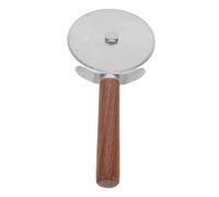 VALICLUD Roulette à Pizza en Acier Inoxydable Poignée en Bois Coupe-Pizza Précise et Solide Outil de Découpe Multifonction pour Pâte et Pizza Ustensile la Cuisine Pratique pour Maison