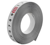 VALICLUD Ruban Adhésif à Mesurer Autocollant en Acier Carbone, Lecture Métrique Gauche à Droite, Règle de Menuiserie Flexible pour Atelier