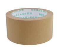 VALICLUD Ruban Adhésif Kraft Écrivable sans Eau Haute Adhérence pour Fermeture Cartons Emballage Solide et Encadrement Bande Papier Kraft Résistante et Facile à Appliquer