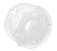 VALICLUD Ruban d'Emballage Décoratif en Chaîne de Perles de Cœur Blanc 1 Rouleau de Ruban DIY pour Présents Noël Mariage et Saint-Valentin Bande de Soie Festive et Romantique