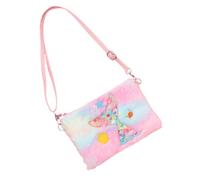 VALICLUD Sac À Bandoulière Queue De Sirène En Peluche Pour Fille Pochette De Rangement Mignonne En Forme De Dessin Animé Pour Chambre D'Enfant Salle De Sport École Mini Sac À Main