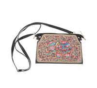 VALICLUD Sac à Main Bohème avec Perles Bandoulière pour Femme Sac Élégant pour Mariage et Bal Motif Éléphant Perlé et Pratique