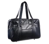 VALICLUD Sac à main unisexe pour uniforme scolaire japonais en polyuréthane avec boucle de rangement Noir