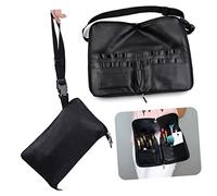 VALICLUD Sac Banane pour Pinceaux De Maquillage PU Trousse De Rangement pour Cosmétiques Très Compact Et Portable