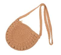 VALICLUD Sac Bandoulière Bohème Tissé Main Coton Petit Sac Vintage Demi-lune pour Femmes Confortable et Résistant pour Festivals et Sorties