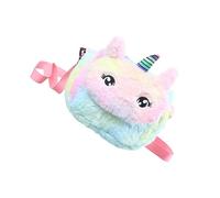 VALICLUD Sac Bandoulière Licorne Coloré Peluche pour Garçon Fille Porte-Monnaie Adorable pour Sac Portable Extérieur