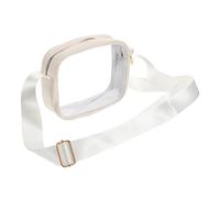 VALICLUD Sac Bandoulière Transparent pour Femme Pochette de Rangement Compacte et Portable Sac Clair Pratique pour Organisation Facile des Articles Indispensables Voyage et Sorties