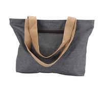 VALICLUD Sac De Rangement Imperméable Oxford Capacité Spacieuse Sac Fourre-Tout Cosmétique Portable pour Maison Et Courses Gris