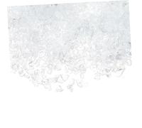 VALICLUD Sac Pépites De Verre Irregulières Transparentes Pour Nail Art Décorations Ongles Diy Avec Cristaux Résine Époxy Accessoires Manucure Et Kit Perles