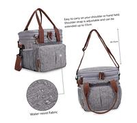 VALICLUD Sacoche Repas Capacité Imperméable Portable pour Bento Plein Air Conservation Fraîcheur et Repas Chaud