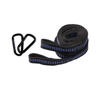 VALICLUD Sangles de Fixation pour Hamac 2 Mètres en Polyester Double Anneau Lot de 2 Set de Sangles Résistantes pour Balançoire Corde de Fixation pour Arbre Kit Suspendu Extérieur