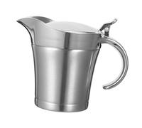VALICLUD Saucière Inox Double Paroi Pot à Sauce Thermique Isolant pour Steak Service Professionnel à et Restaurant
