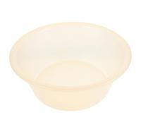 VALICLUD Seau pour Bain de Pieds Grand Format en Plastique Beige, Résistant la Déformation, Adapté Lavage Visage et Usage Domestique
