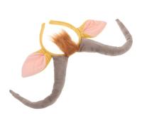 VALICLUD Serre-tête Cornes de Taureau avec Oreilles de Mouton Accessoire de Coiffure Peluche pour Cosplay Animal pour Halloween et Fêtes à Thème