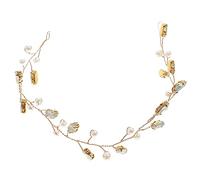 VALICLUD Serre-tête Perles Et Cristal Pour Mariée Vigne De Cheveux De Mariage Accessoire De Cheveux Élégant Pour Femmes Et Demoiselles Honneur
