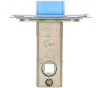 VALICLUD Serrure à Pêne Dormant Tubulaire 6Mm/45Mm en Acier Inoxydable Loquet de Porte Antirouille Facile à Installer pour Salle de Bain et Serrure de Sécurité