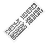 VALICLUD Set de 129 Touches Pbt pour Clavier Mécanique, Compatible Universellement 61 à 108 Touches, Remplacement Solide et Semi-Transparent pour Passionnés de Clavier